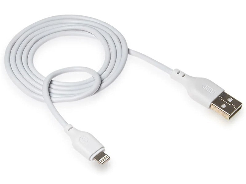Câble de Données et de Charge USB-A - Lightning XO Design NB103, 18W, 2m, Blanc