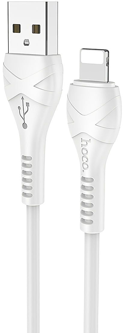 Câble de Données et de Charge USB-A - Lightning HOCO X37, 18W, 1m, Blanc
