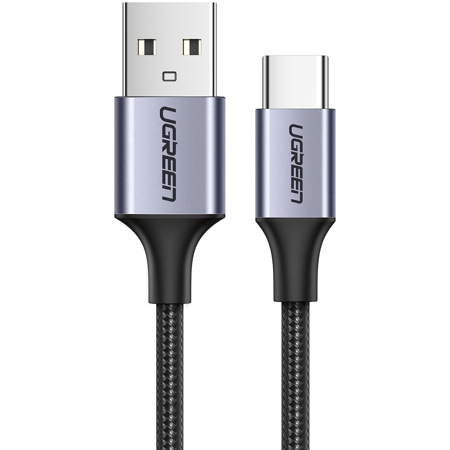 Câble de Données et de Charge USB-A - USB-C UGREEN US288, 18W, 1m, Noir
