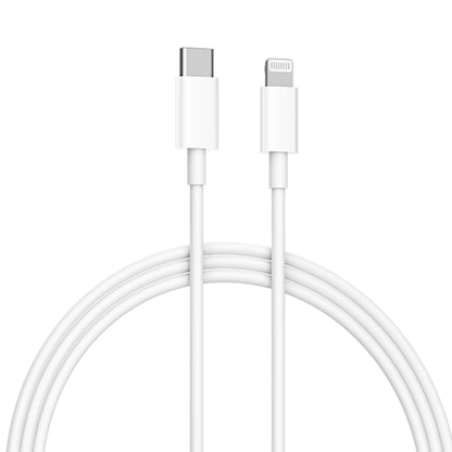 Câble de données et de charge Xiaomi USB-C vers Lightning USB-C - Lightning Xiaomi, 18W, 1m, blanc BHR4421GL