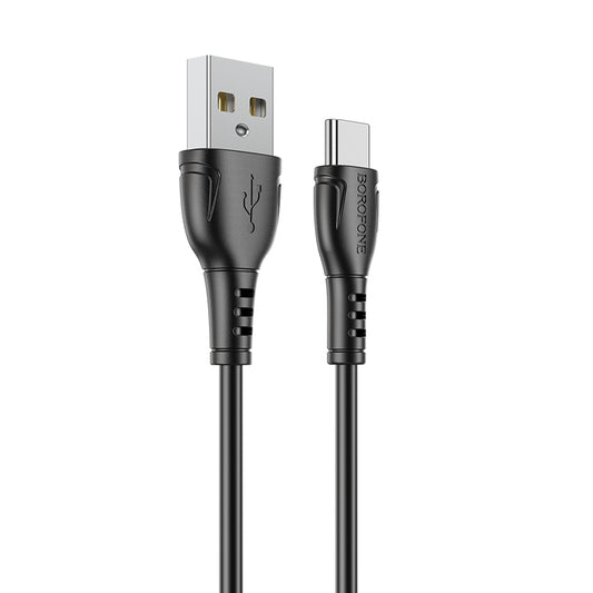 Câble de données et de charge USB-A - USB-C Borofone BX51 Triumph MP BX51, 18W, 1m, noir