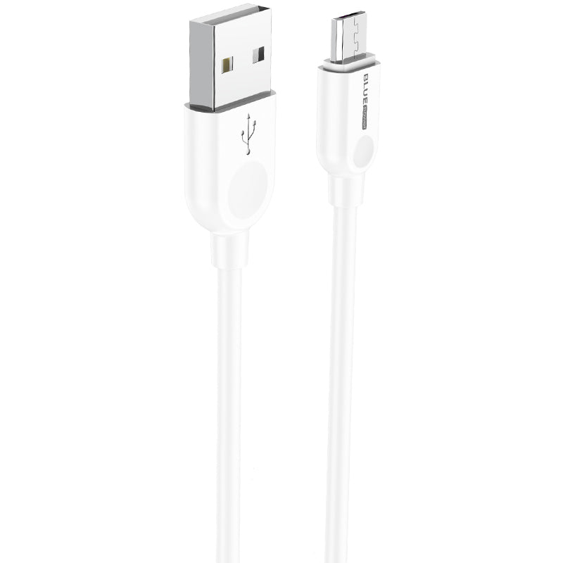 Câble de données et de charge USB-A vers microUSB BLUE Power BM2BX14 LinkJet, 18W, 2m, blanc