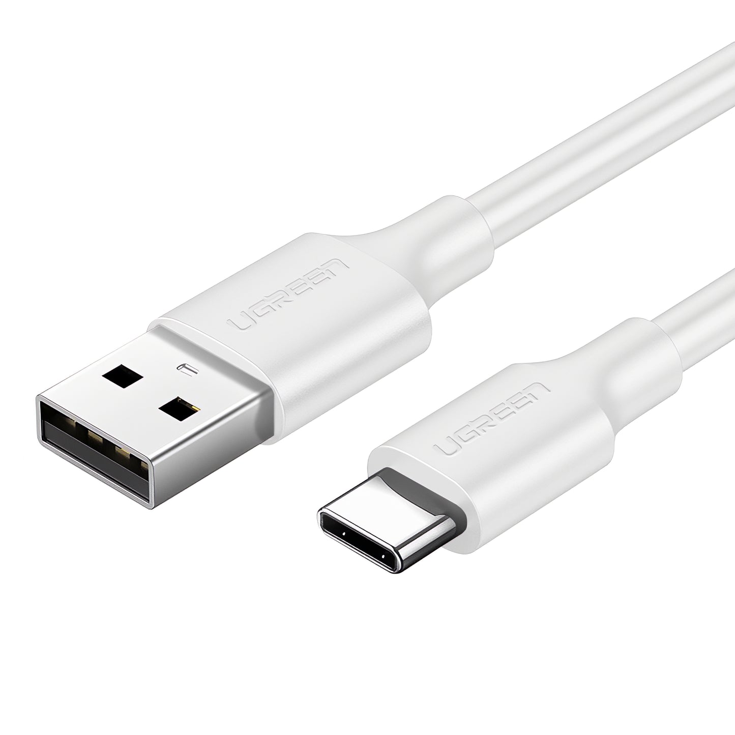 UGREEN US287 USB-A to USB-C Data and Charging Cable, 18W, 1.5m, White