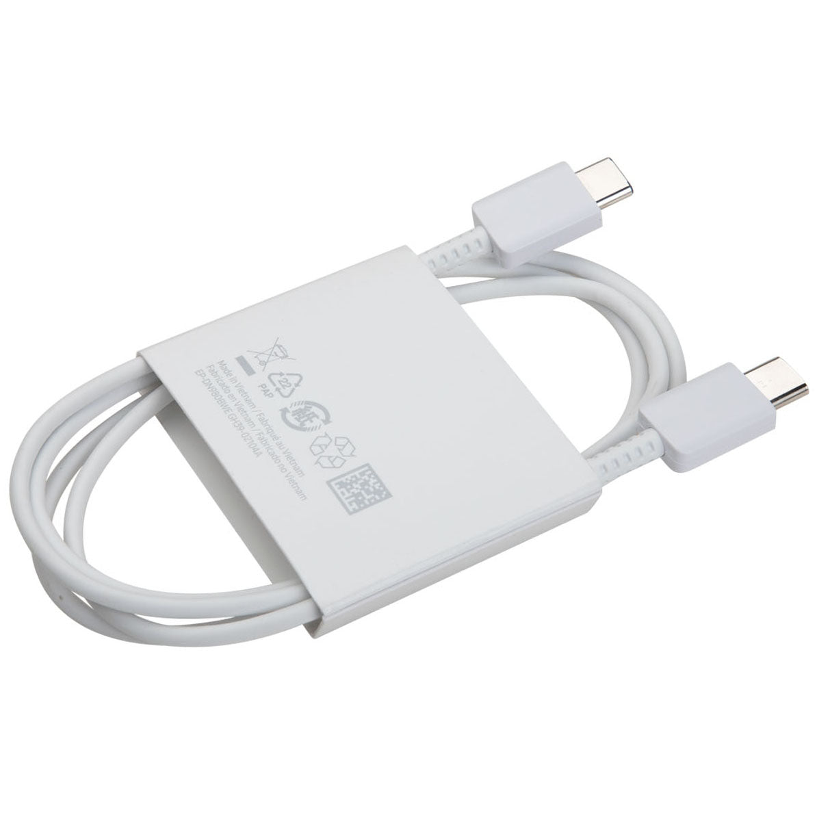 Câble de Données et de Charge USB-C - USB-C Samsung EP-DN980BWE, 25W, 1m, Blanc GH39-02115A