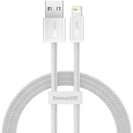 Câble de données et de chargement USB-A - Lightning Baseus Dynamic Series, 18W, 1m, blanc CALD000402