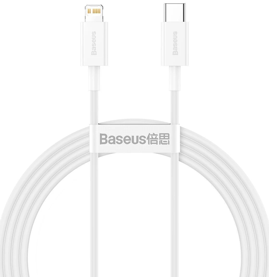 Câble de données et de charge USB-C - Lightning Baseus Superior Series, 20W, 1,5m, blanc CATLYS-B02 