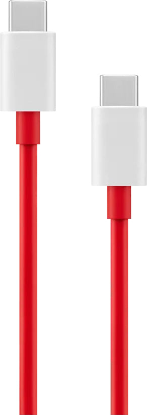 Câble de données et de charge USB-C - USB-C OnePlus DL152, 150W, 1m, Rouge 5461100529