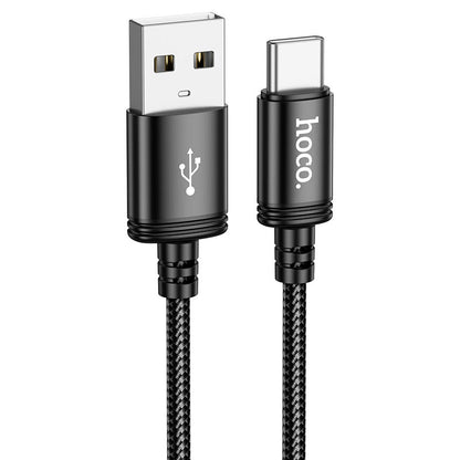 Câble de Données et de Charge USB-A - USB-C HOCO X91, 18W, 3m, Noir