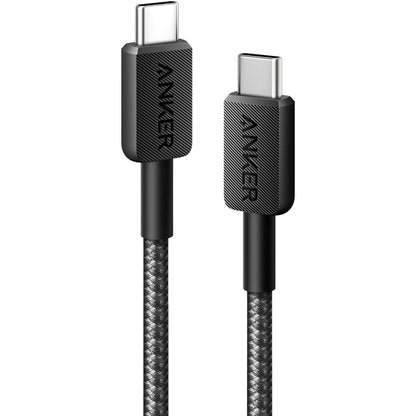 Câble de données et de charge USB-C - USB-C Anker 322, 60W, 0.9m, Noir A81F5G11 