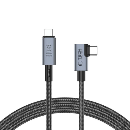 Câble de données et de charge USB-C - USB-C Tech-Protect Ultraboost Max L, 240W, 1.5m, Gris 