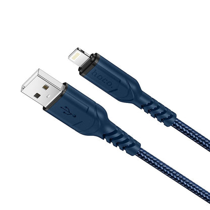 Câble de Données et de Charge USB-A - Lightning HOCO X59 Victory, 18W, 1m, Bleu