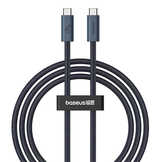 Cablu Date si Incarcare USB-C - USB-C Baseus Flash Series II, 240W, 1m, Negru P10311803111-00