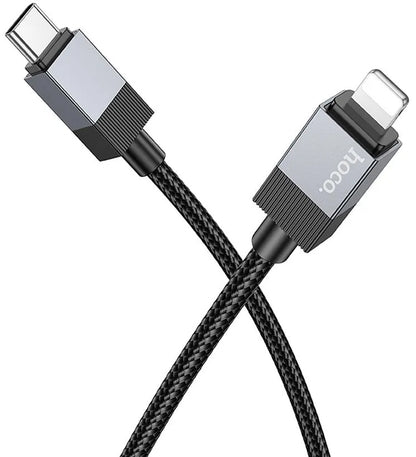 Câble de Données et de Charge USB-C - Lightning HOCO X110, 27W, 1m, Noir