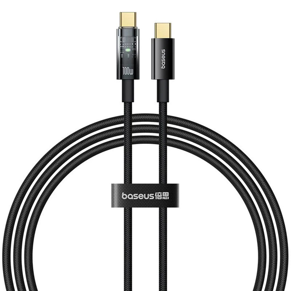 Câble de Données et de Charge USB-C - USB-C Baseus Explorer, 100W, 2m, Noir P10319704111-00