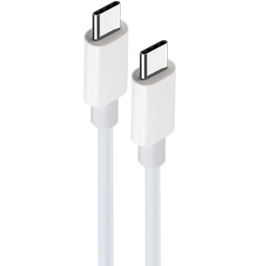 Câble de Données et de Charge USB-C - USB-C MaXlife MXUC-05, 100W, 1m, Blanc