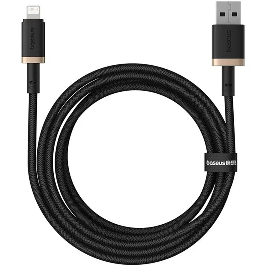 Câble de Données et de Charge USB-A - Lightning Baseus Dura Series, 18W, 2m, Doré P10377801U01-02