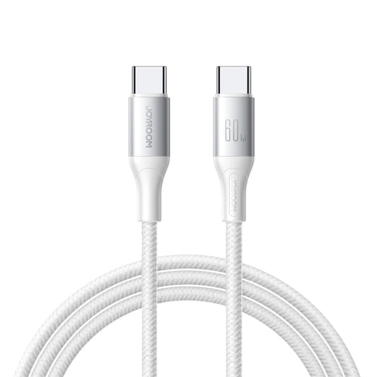 Câble de Données et de Charge USB-C - USB-C Joyroom S-A28 Flash, 60W, 1m, Blanc