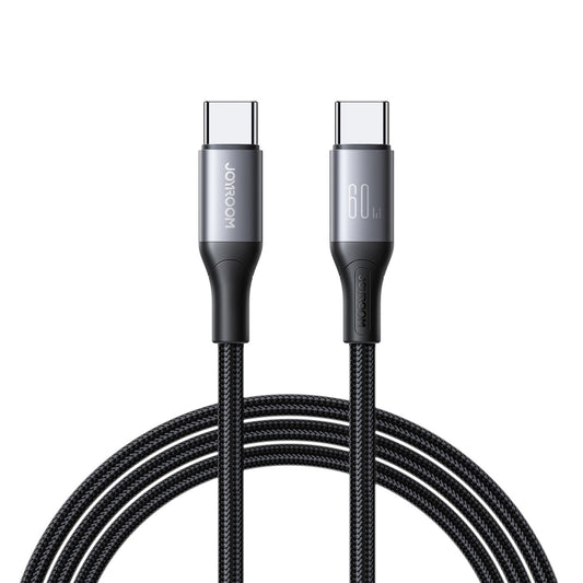 Câble de Données et de Charge USB-C - USB-C Joyroom S-A28 Flash, 60W, 1m, Noir