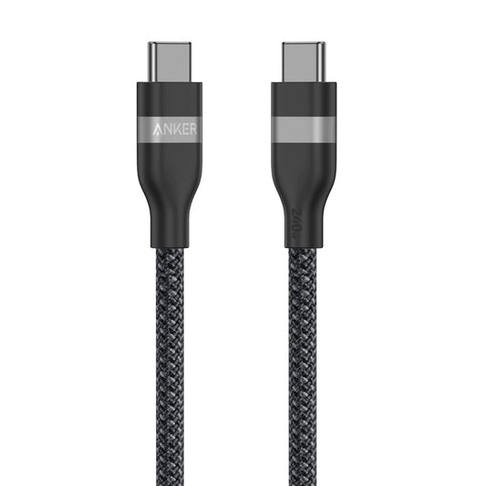 Câble de Données et de Charge USB-C - USB-C Anker, 240W, 0.9m, Noir A82E2H11