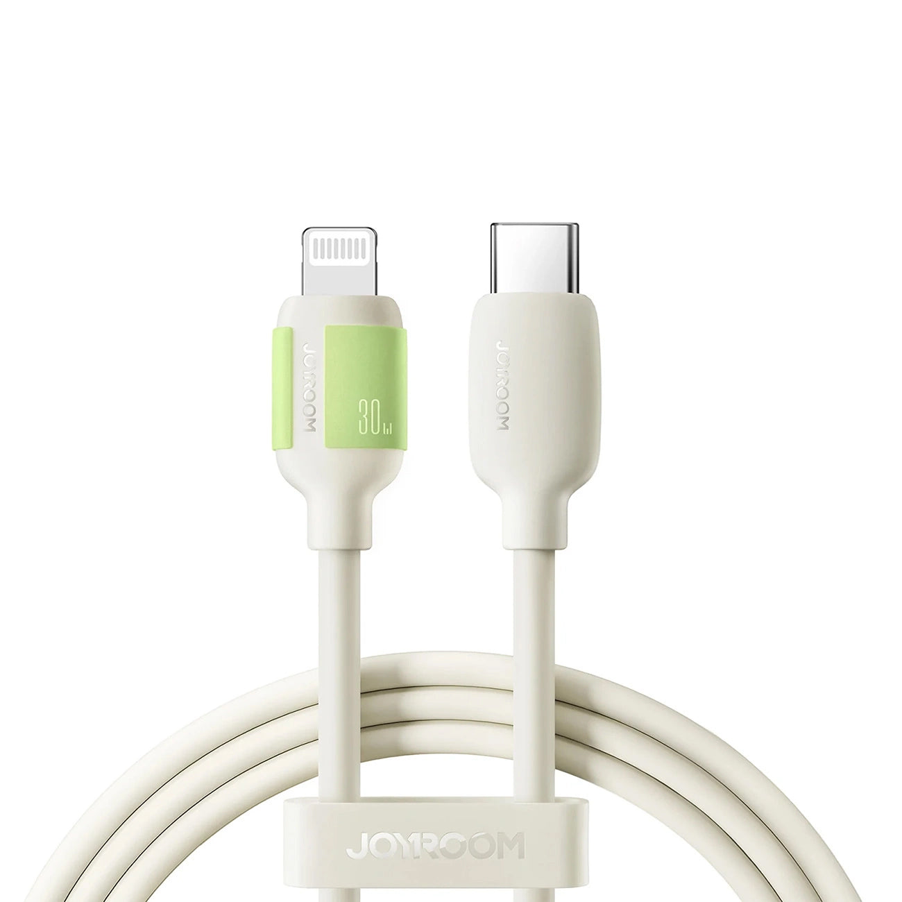 Câble de Données et de Charge USB-C - Lightning Joyroom S-A53, 30W, 2m, Beige