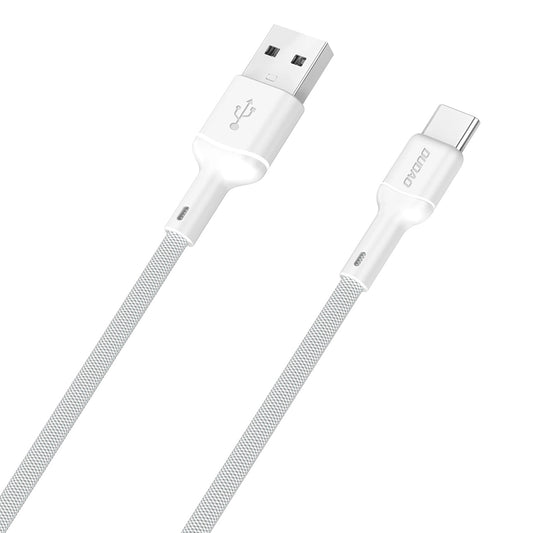 Câble de Données et de Charge USB-A - USB-C Dudao L9T, 100W, 1m, Blanc