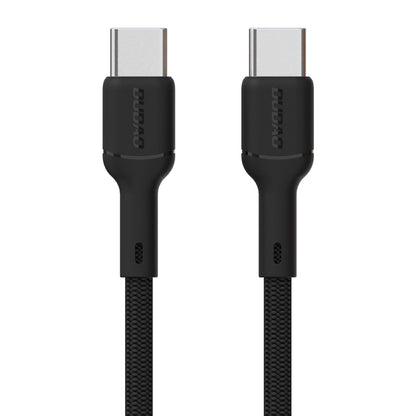 Câble de Données et de Charge USB-C - USB-C Dudao L9C, 65W, 1m, Noir