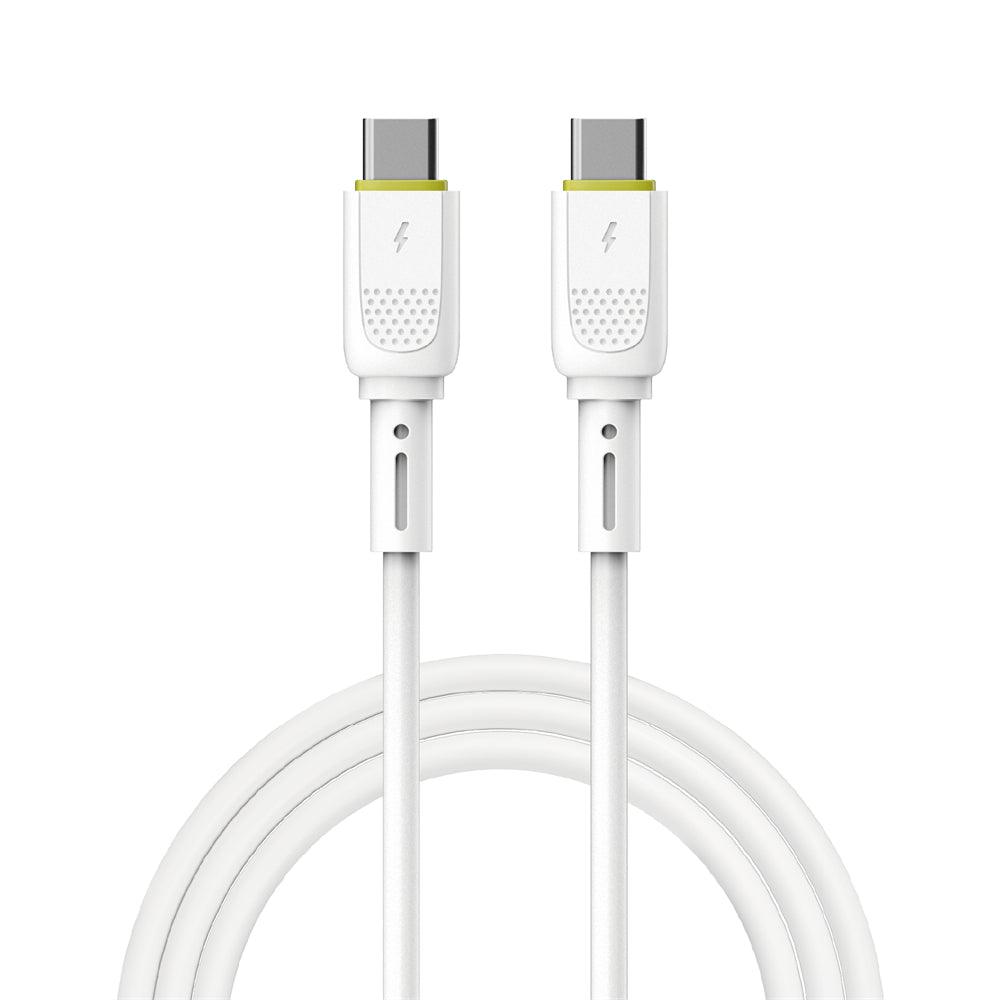 USB-C Data and Charging Cable - USB-C WiWu Wi-C034, 60W, 1.2m, White