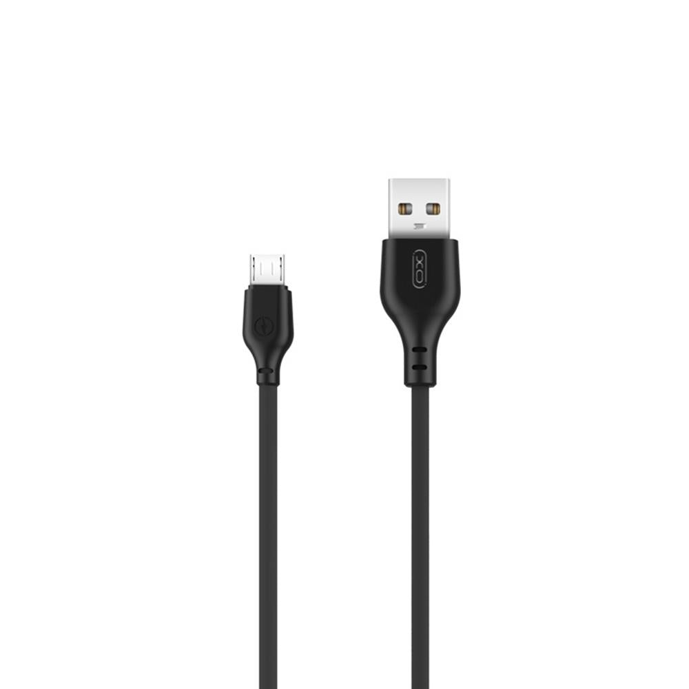 Câble de Données et de Charge USB-A - microUSB XO Design NB103, 18W, 1m, Noir