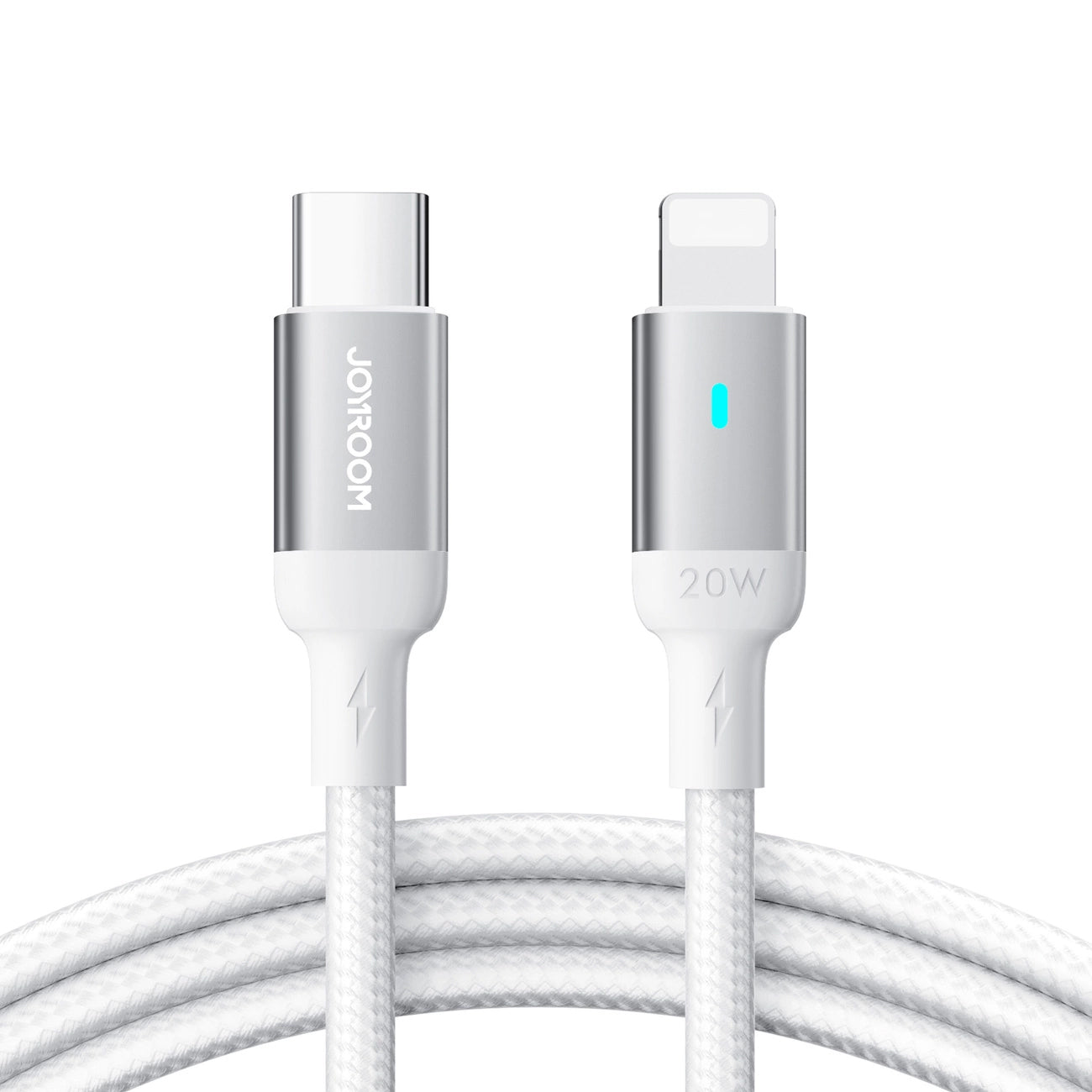 Câble de Données et de Charge USB-C - Lightning Joyroom S-A10, 20W, 1.2m, Blanc