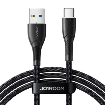 Câble de Données et de Charge USB-A - USB-C Joyroom S-A32, 100W, 1m, Noir