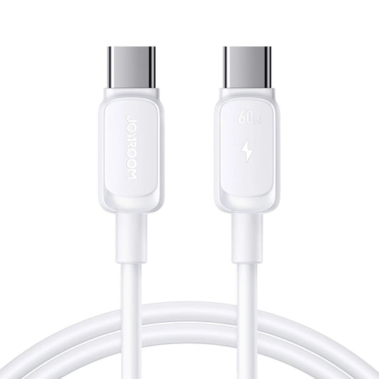 Câble de Données et de Charge USB-C - USB-C Joyroom S-A14, 60W, 1.2m, Blanc