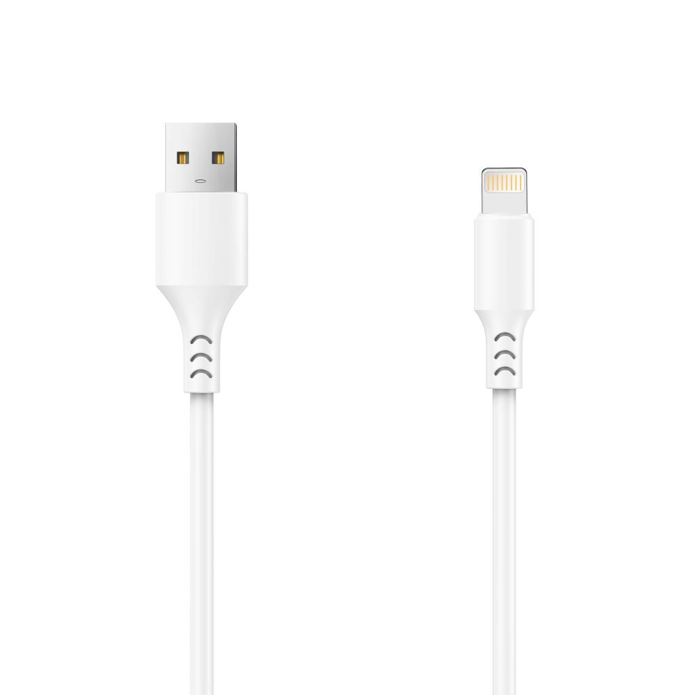 Câble de Données et de Charge USB-A - Lightning Setty, 18W, 1m, Blanc