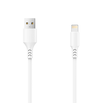 Câble de Données et de Charge USB-A - Lightning Setty, 18W, 1m, Blanc