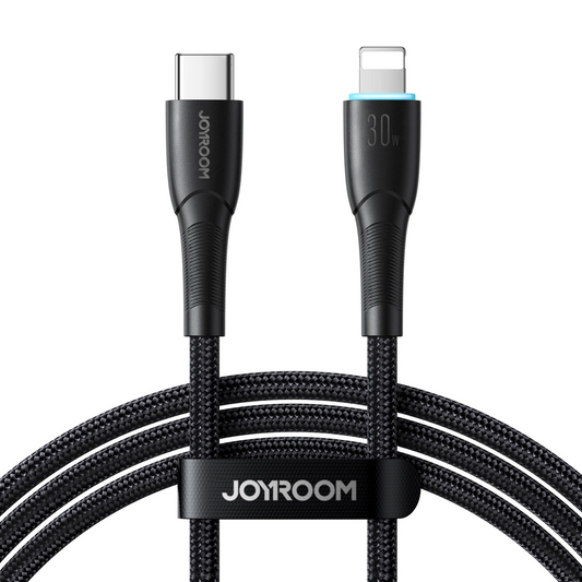 Câble de Données et de Charge USB-C - Lightning Joyroom S-A32, 30W, 1m, Noir