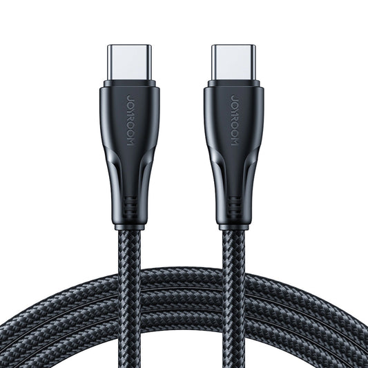 Câble de Données et de Charge USB-C - USB-C Joyroom S-A11, 60W, 0.25m, Noir