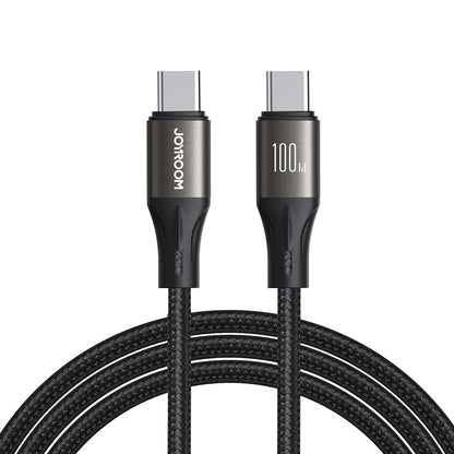 Câble de Données et de Charge USB-C - USB-C Joyroom S-A25 Light-Speed, 100W, 1.2m, Noir