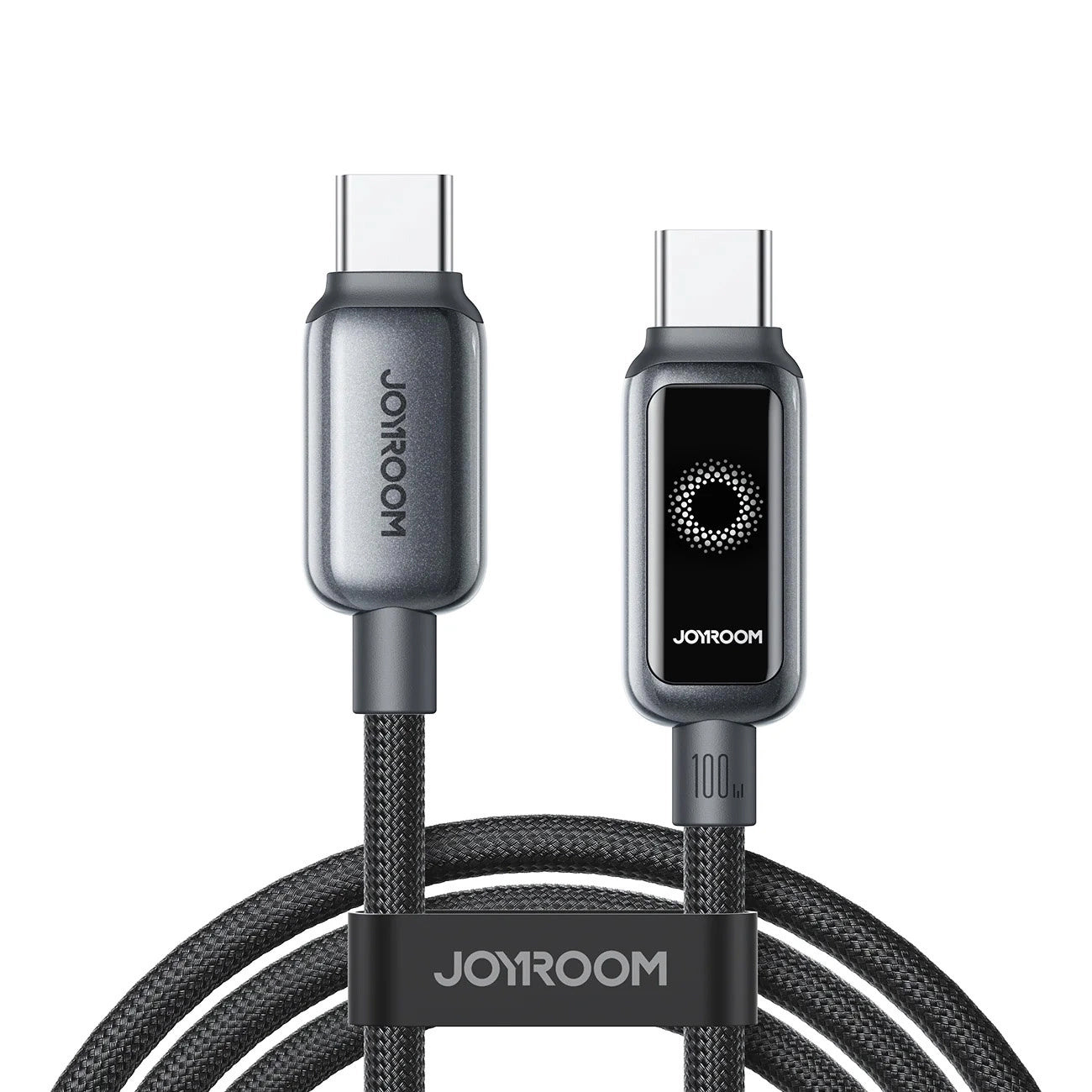 Câble de Données et de Charge USB-C - USB-C Joyroom S-A55 StarFlight Display, 100W, 1.2m, Noir