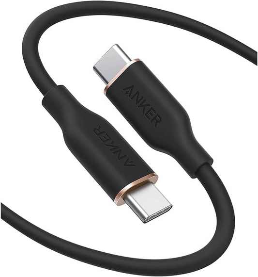 Câble de Données et de Charge USB-C - USB-C Anker PowerLine III, 100W, 0.9m, Noir A8552H11