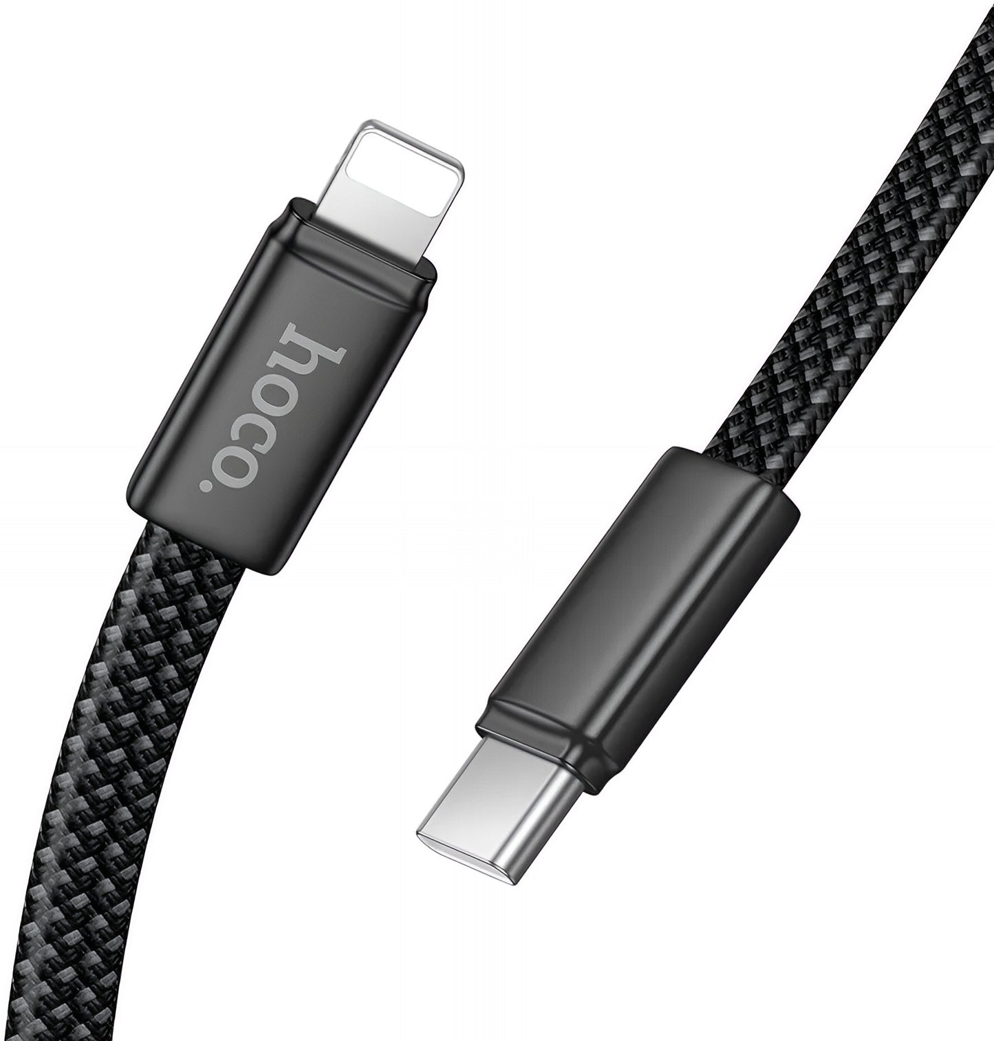 Câble de Données et de Charge USB-C - Lightning HOCO X125, 30W, 1m, Noir