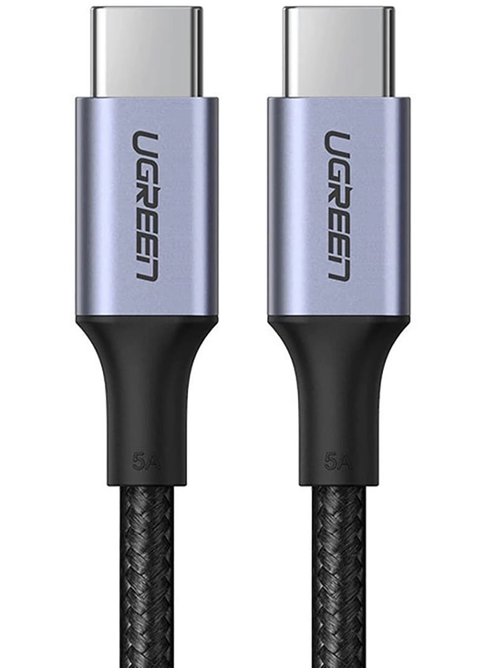 Câble de Données et de Charge USB-C - USB-C UGREEN US316, 100W, 3m, Gris