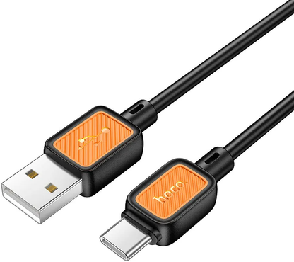 Câble de Données et de Charge USB-A - USB-C HOCO X108, 18W, 1m, Noir