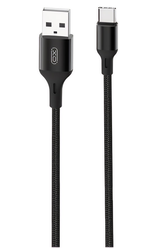Câble de Données et de Charge USB-A - USB-C XO Design NB143, 18W, 2m, Noir