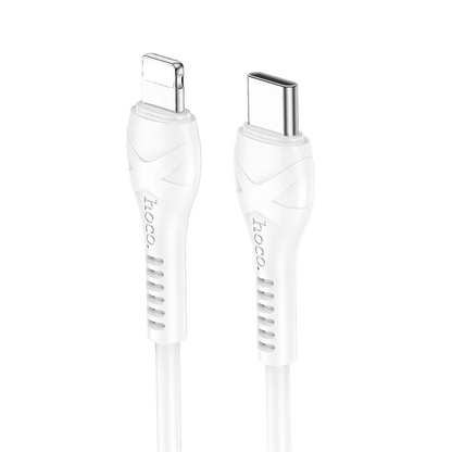 USB-C to Lightning Data and Charging Cable HOCO X37, 27W, 1m, White