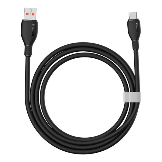 Câble de Données et de Charge USB-A - USB-C Baseus Pudding, 100W, 1.2m, Noir P10355703111-00