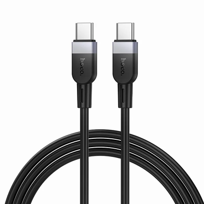 Câble de Données et de Charge USB-C - USB-C HOCO X109, 60W, 1m, Noir