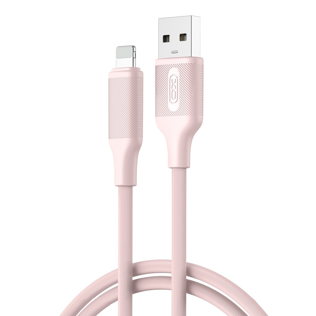 Câble de Données et de Charge USB-A - Lightning XO Design NB265, 12W, 1m, Rose