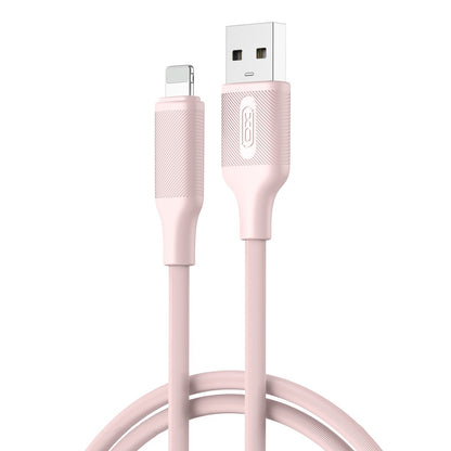 Câble de Données et de Charge USB-A - Lightning XO Design NB265, 12W, 1m, Rose