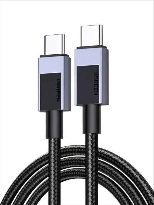 Câble de Données et de Charge USB-C - USB-C UGREEN L512, 100W, 2m, Gris