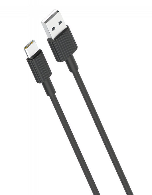 Câble de Données et de Charge USB-A - USB-C XO Design NB156, 18W, 1m, Noir