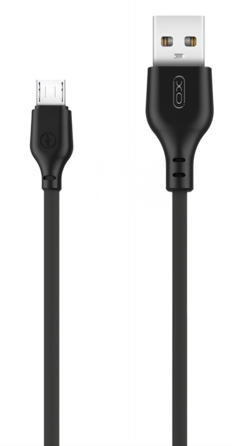Câble de Données et de Charge USB-A - microUSB XO Design NB103, 18W, 2m, Noir